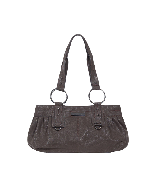 Dove Leather Shoulder Bag (Brown)