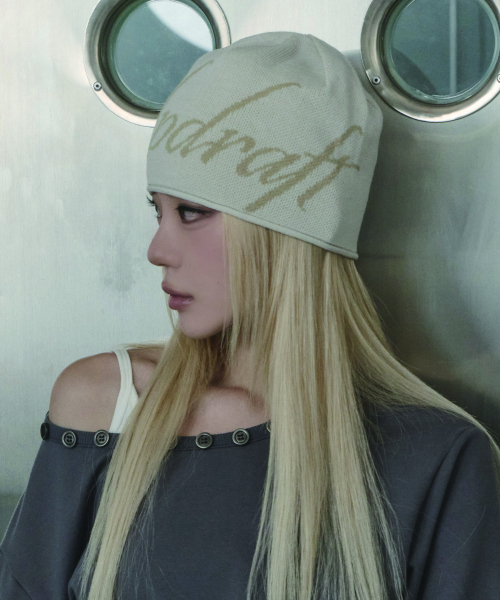 업드래프트 Jacquard Roll Beanie [Ivory]