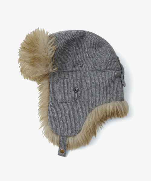 FUR TROOPER HAT [GREY]