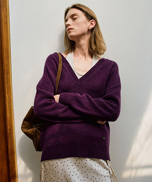 Wool V-Neck Knit NEK6AP811
