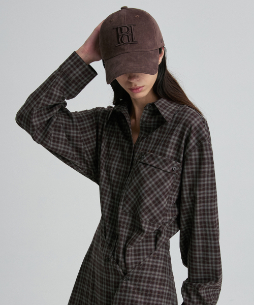 SYMBOL LOGO BALL CAP COCOA BROWN