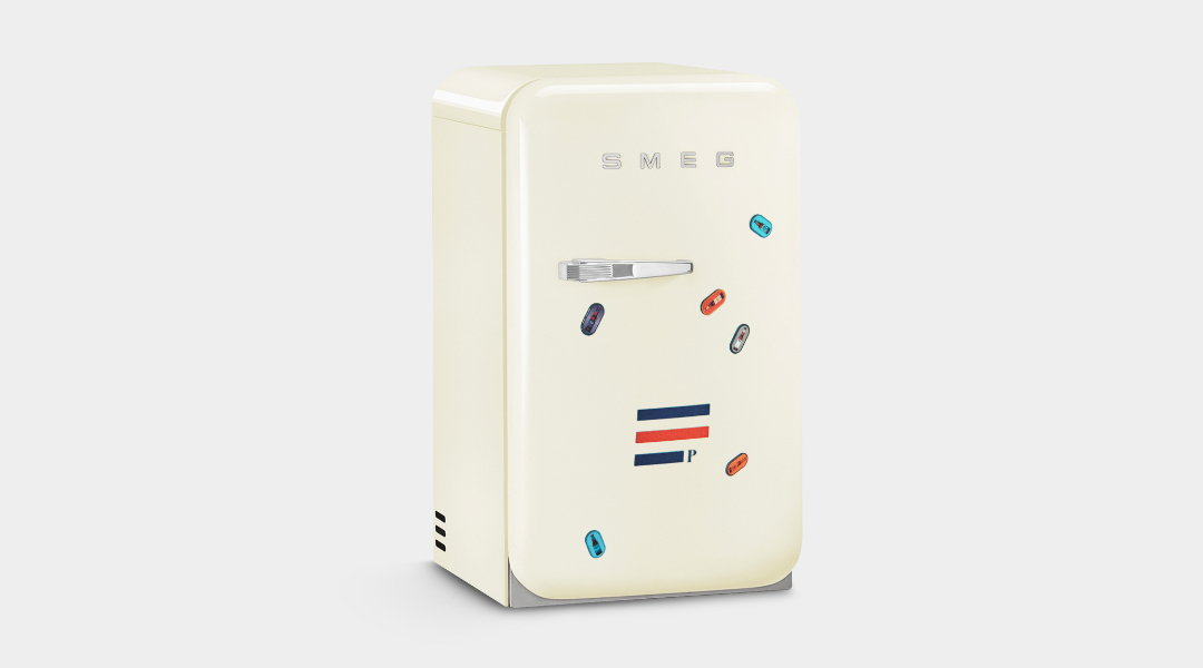 폴햄 x 스메그 (FAB10RWH2) 냉장고