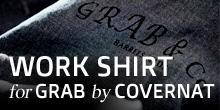 GRAB Work Shirt Made by COVERNAT