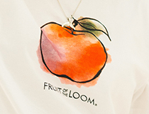과일을 새긴 프룻오브더룸 반소매 티셔츠