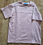 [레이어유니온] 헤비코튼 반소매 티셔츠 핑크 체험단 후기