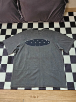[카락터] Starry pigment half T-shirts / Black charcoal