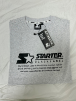 [스타터] 에센셜 타이포 반소매 티셔츠 (라이트 그레이) S 사이즈