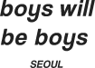 보이즈윌비보이즈(BOYS WILL BE BOYS)