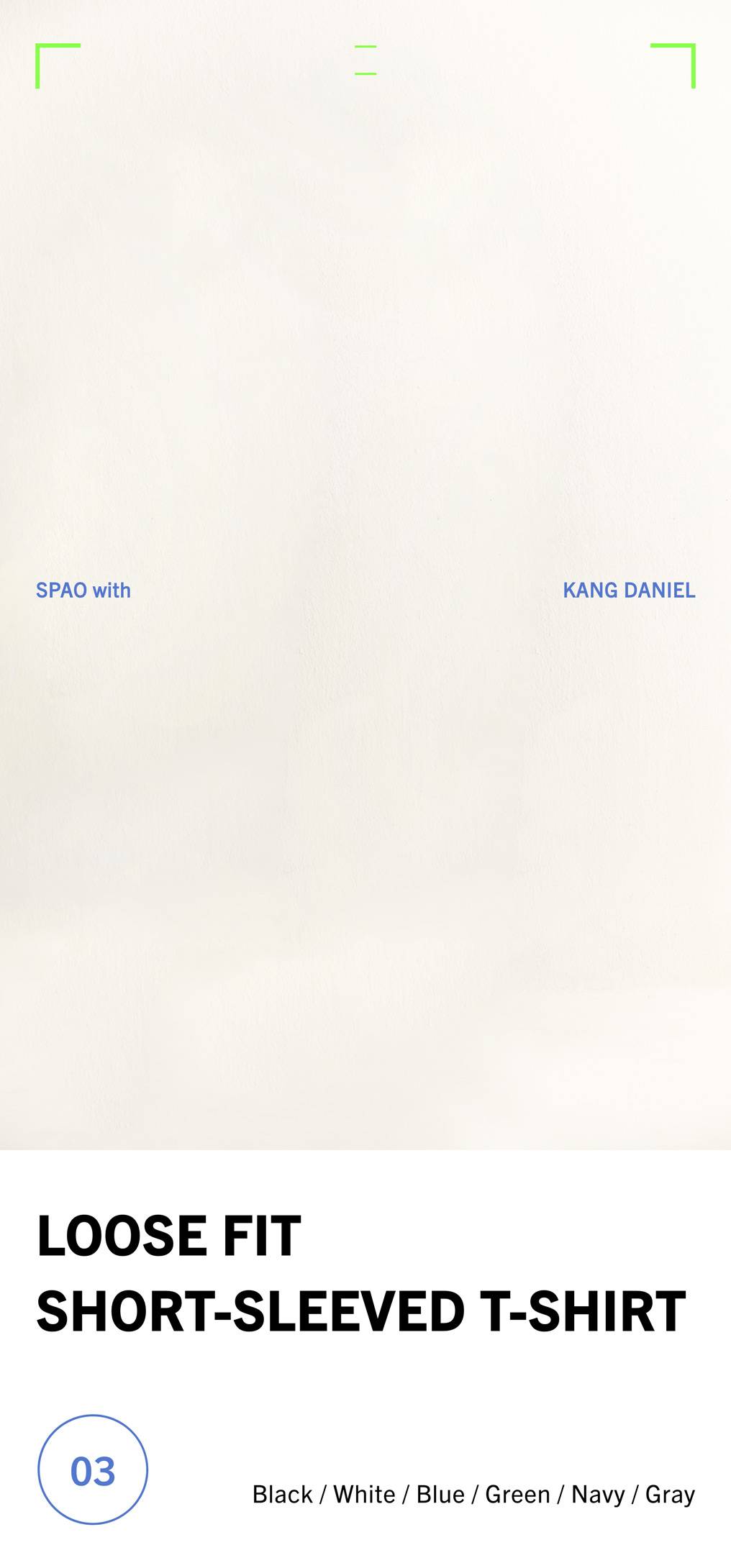 SPAO with KANG DANIEL SPAO with KANG DANIEL
