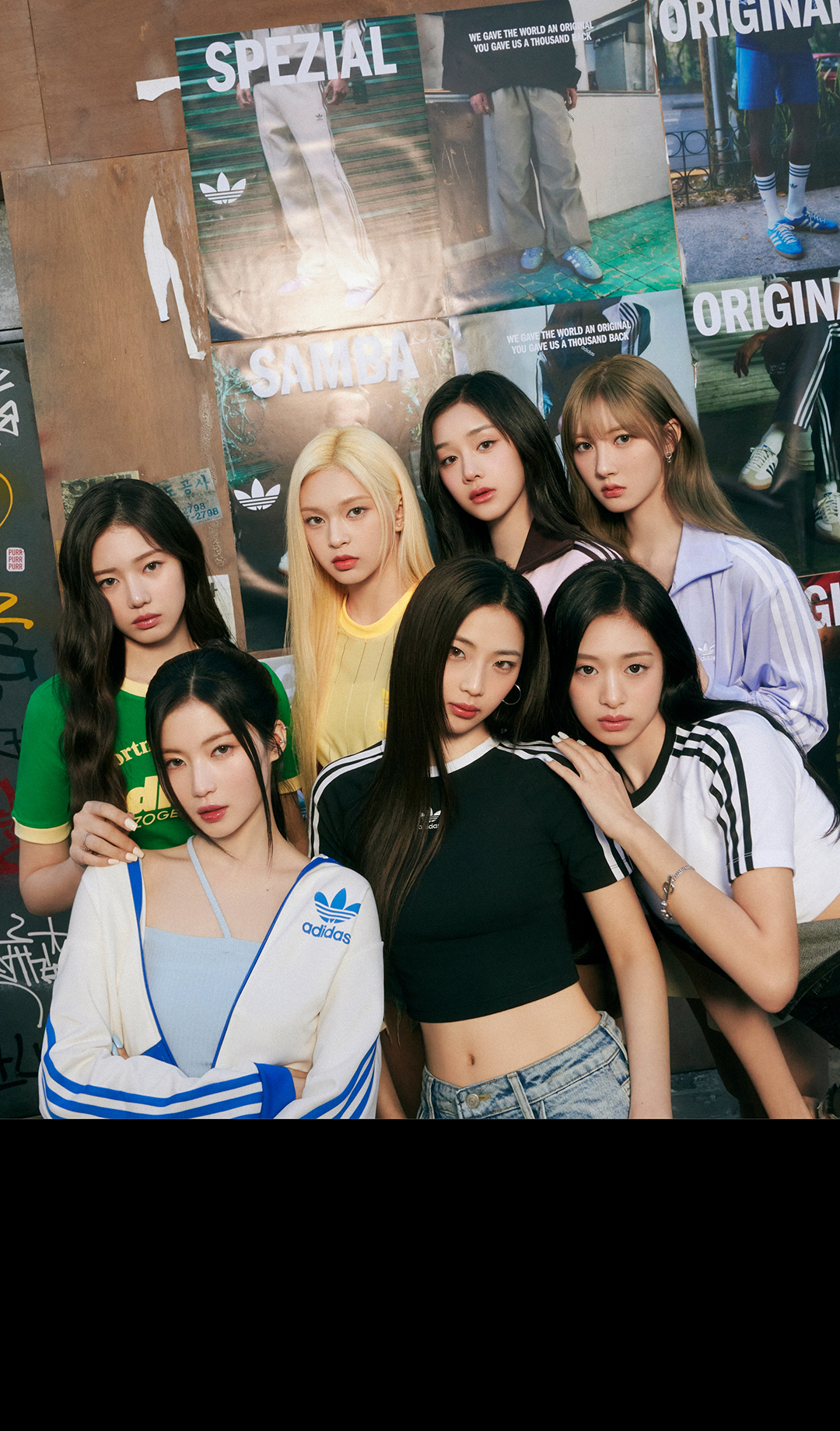베이비몬스터의 아디다스 슈즈 베이비몬스터의 아디다스 슈즈
