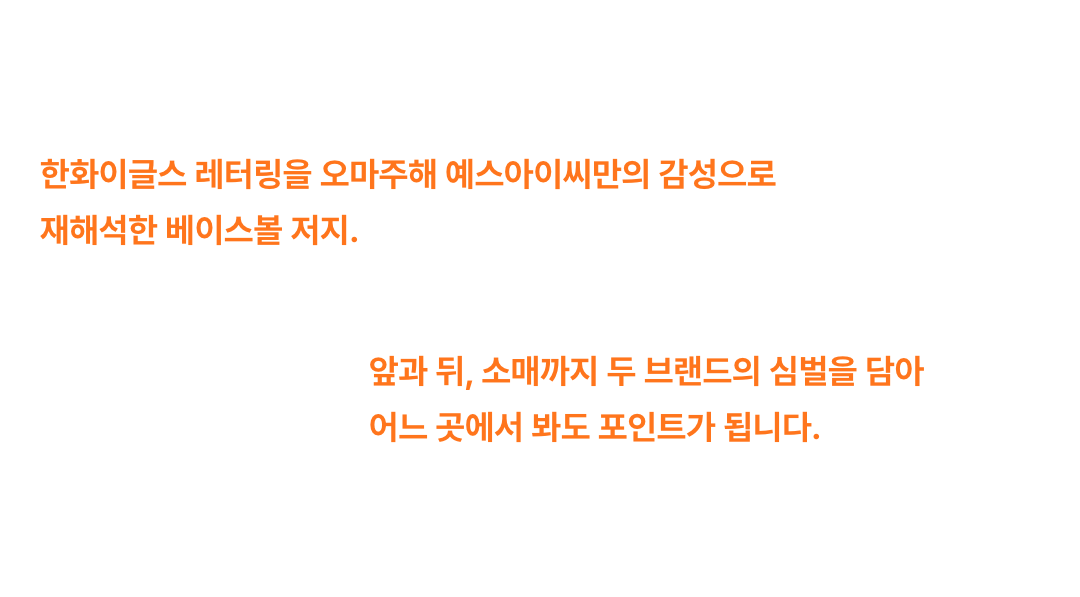 하나된 우리를 보라! 예스아이씨 × 한화이글스
