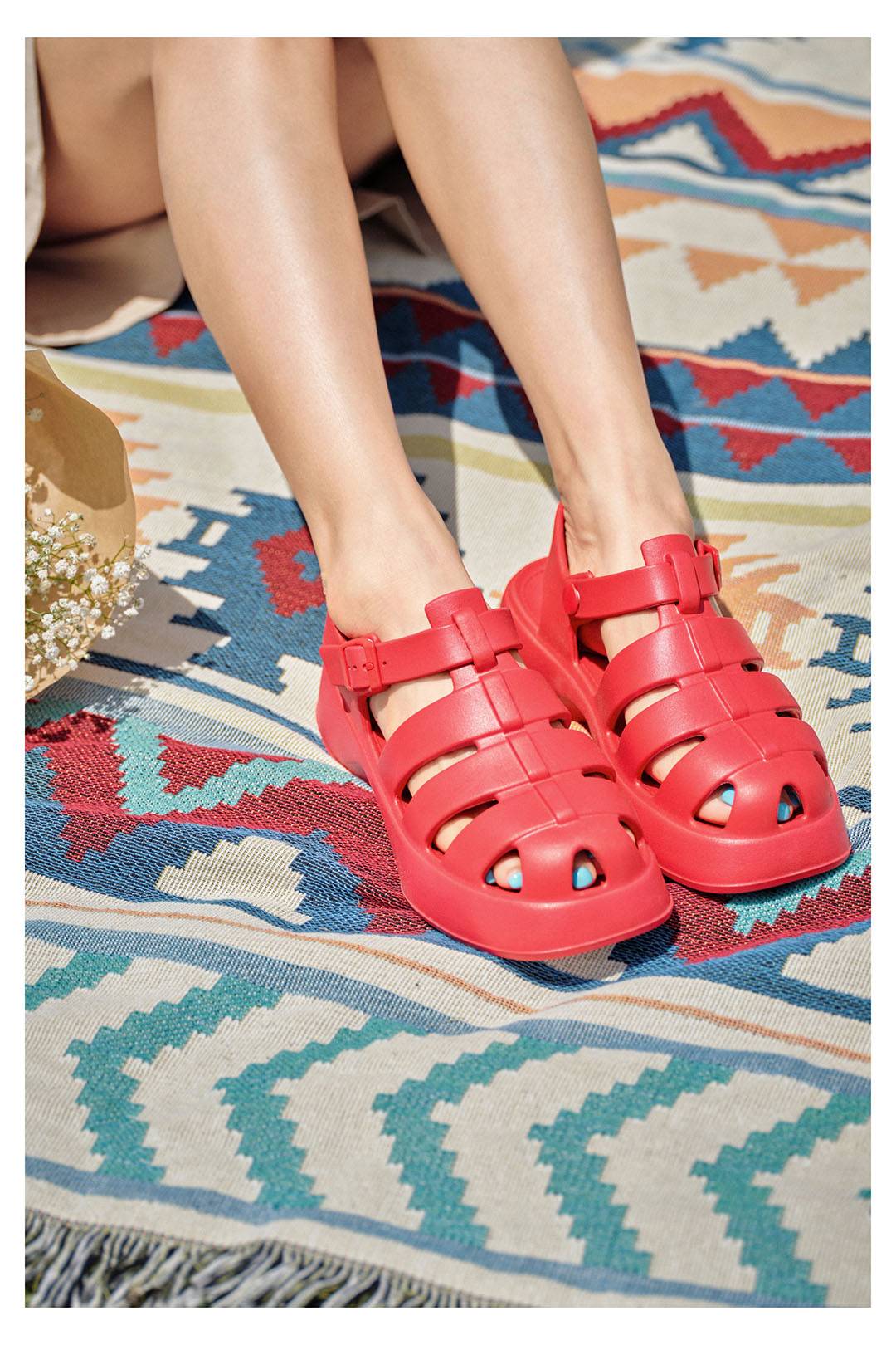 맑은 날에도 신는 레인 슈즈