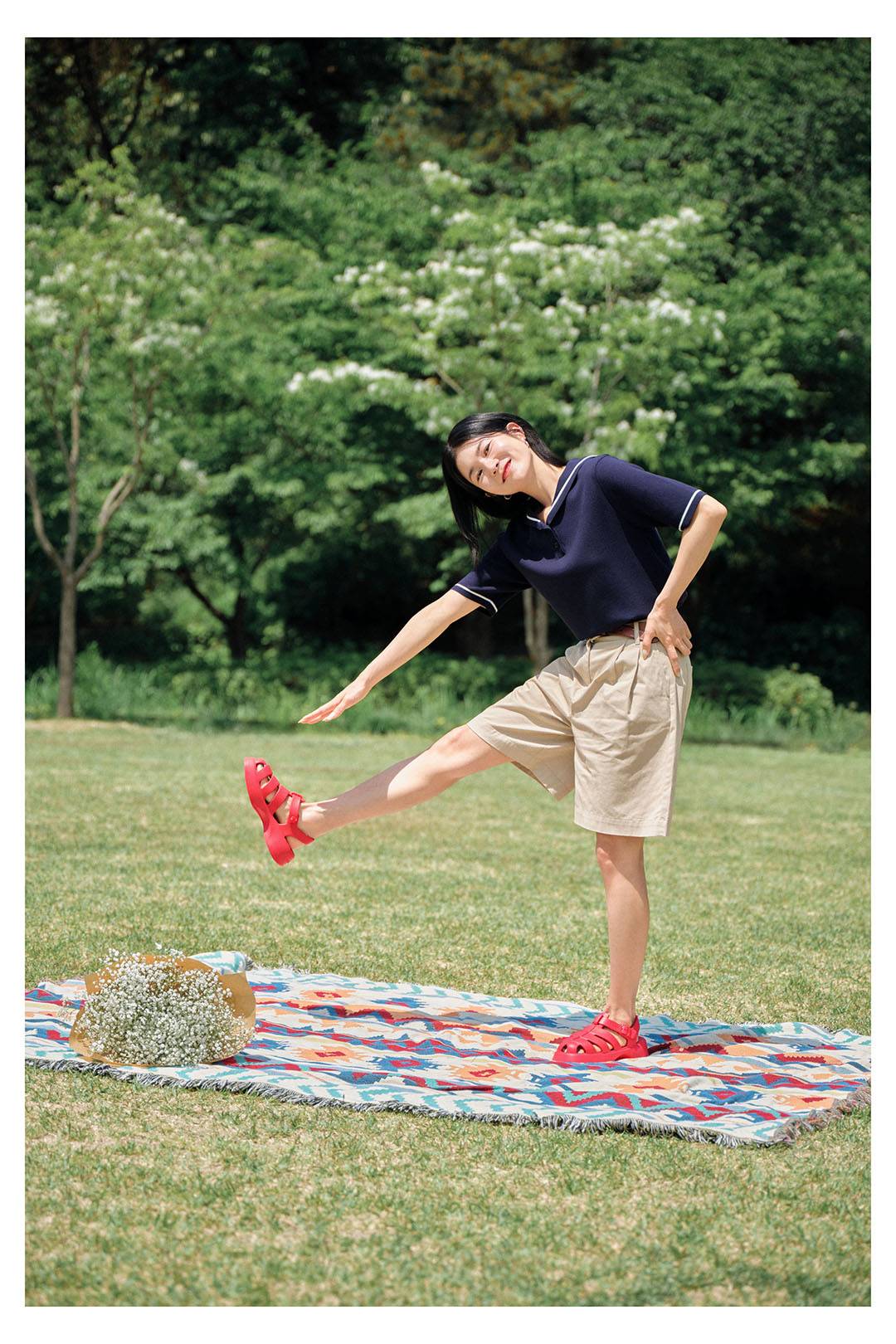 맑은 날에도 신는 레인 슈즈