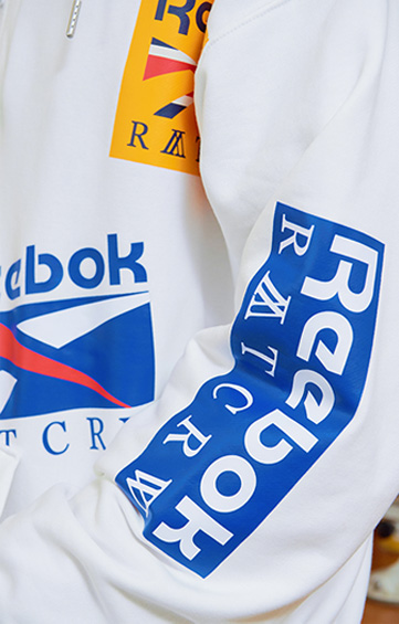 さらに100円引き◆ROMANTIC CROWN x REEBOK◆CL X RC HD SWT Reebok Romantic Crown x Classic Legacy Core 'White
