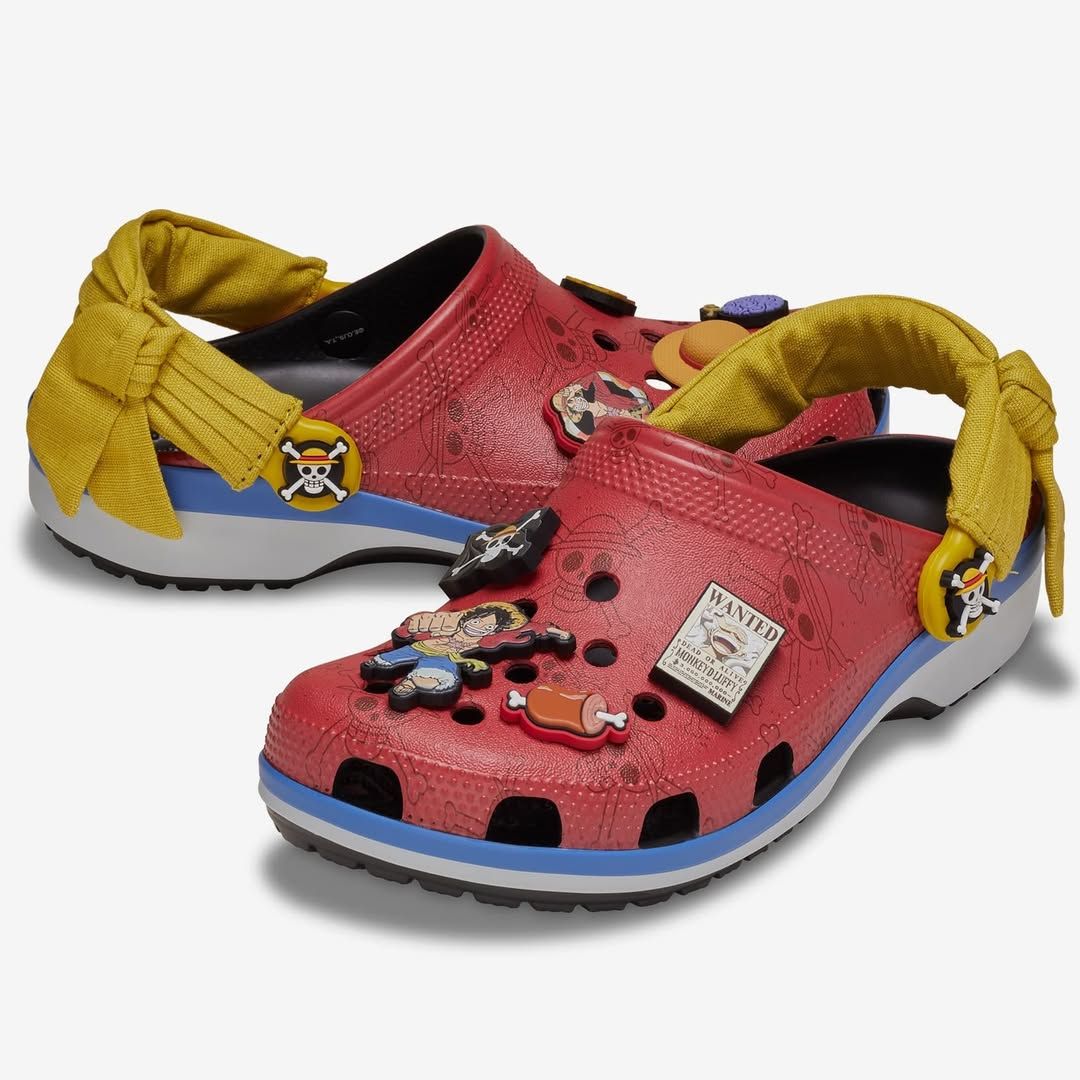 넷플릭스의 실사판 시리즈 원피스 시즌2- 그랜드 라인으로 공개를 앞두고 #크록스(Crocs) x #원피스(ONE PIECE) 협업 컬렉션이 공개되었습니다.몽키 D. 루피,  (1).jpg