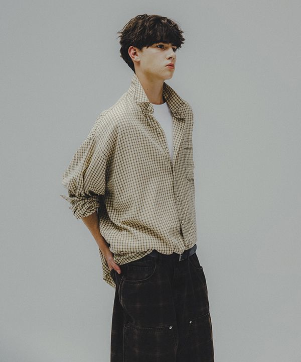 앵글런(ANGLAN) Backsatin Work Wide Overall - Khaki - 사이즈 & 후기