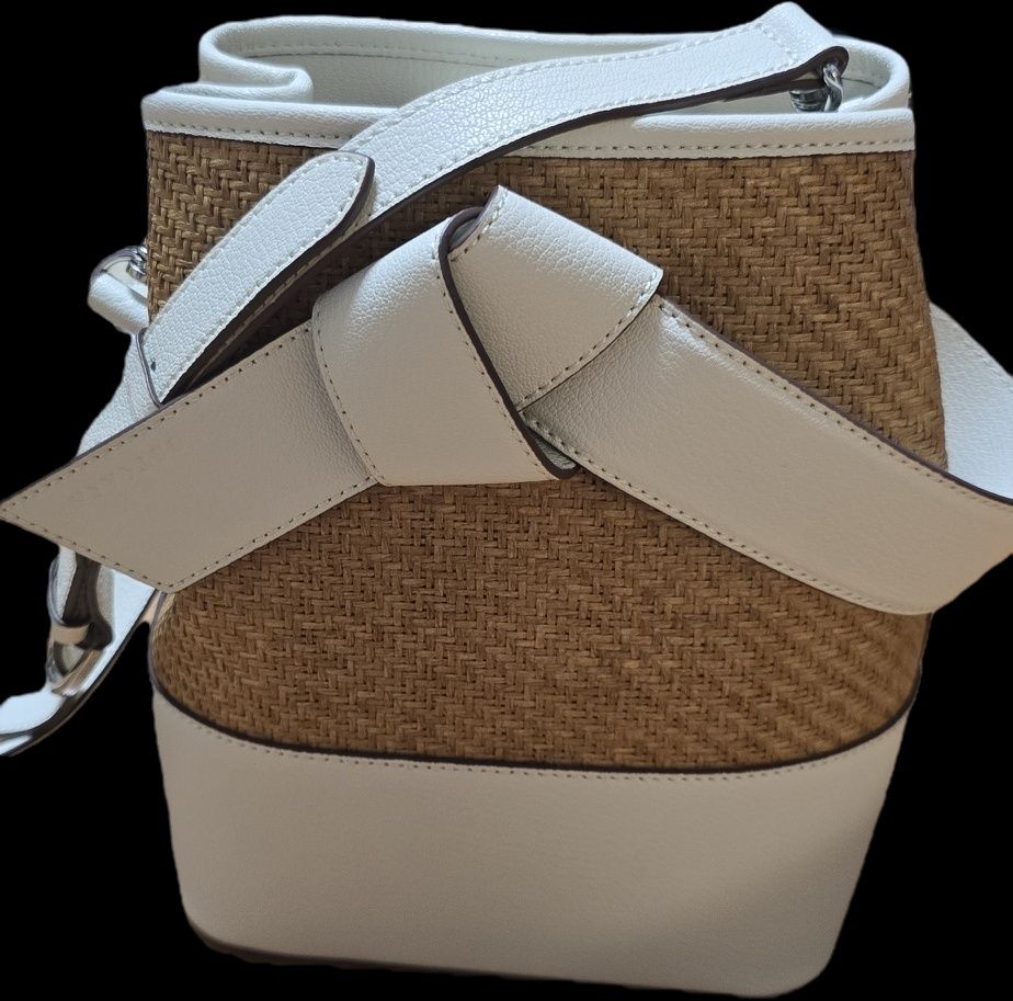MUSINSA | OSTKAKA Lycka23 Lycka23 Rattan Bucket Bag White