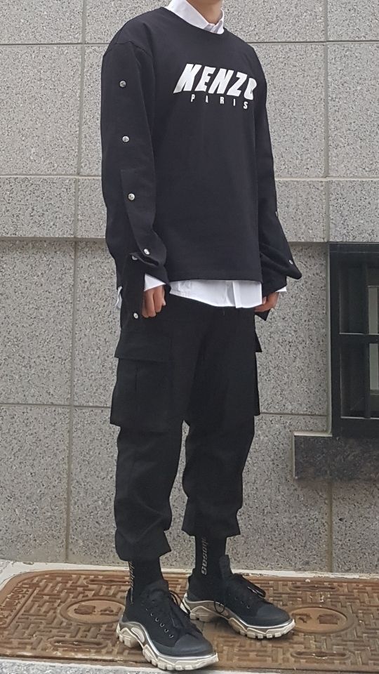 MUSINSA | NOT4NERD Cargo Jogger Slacks Pants - Charcoal