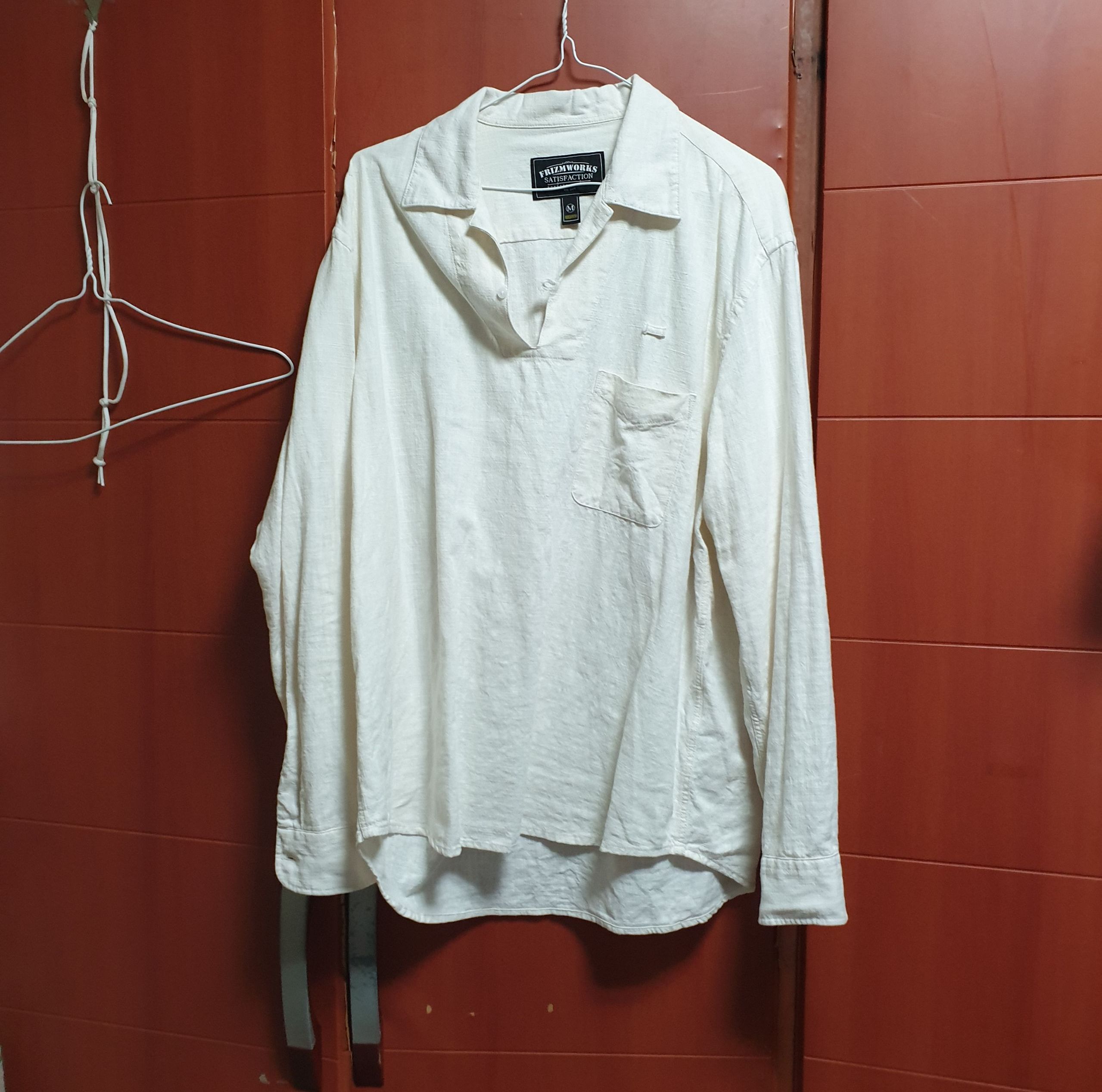 スプーン　FARMERS LINEN PULLOVER SHIRT スプーン FARMERS LINEN PULLOVER SHIRT スプーン FARMERS LINEN