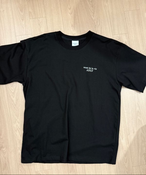 アクメドラビ★ADLV BASIC SHORT SLEEVE T-SHIRT 2 _6色 MUSINSA | acmé de la vie ADLV BASIC SHORT SLEEVE T-SHIRT 2_BLACK