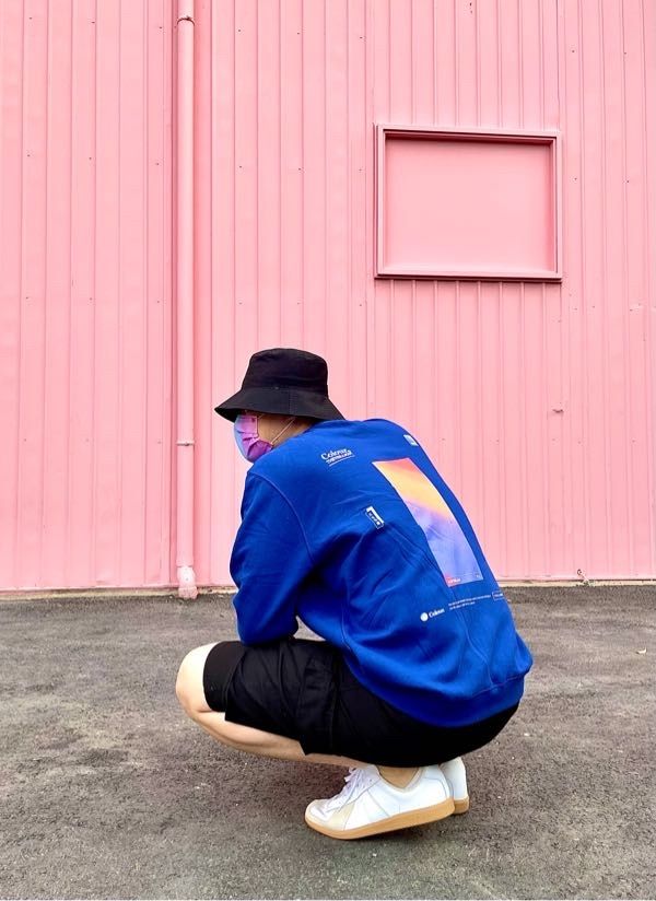シャツ TRILLION Color gradient overfit sweatshirt TR9SMT001 BLUE TR MUSINSA | TRILLION GRADIENT OVERSIZED SWEATSHIRT TR9SMT001_BLUE