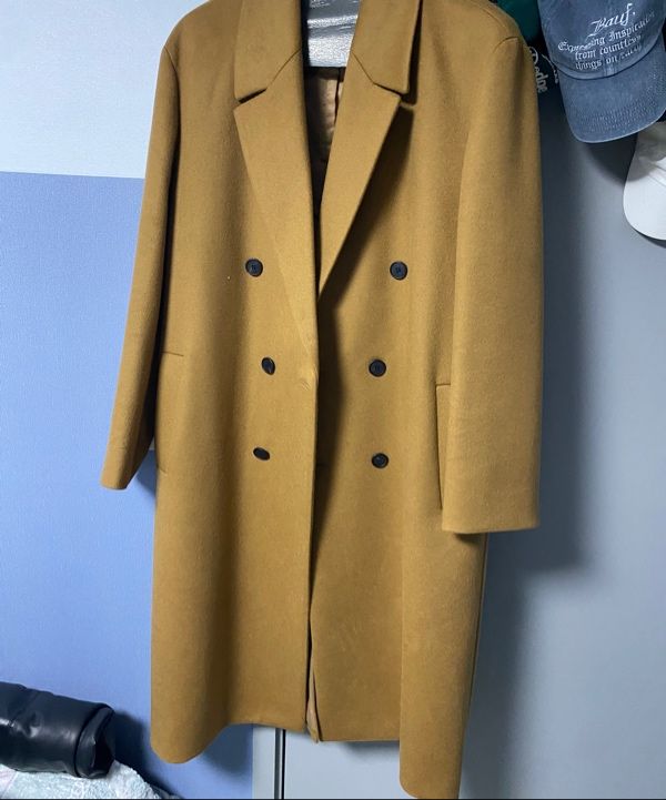 MUSINSA公式 | DRAW FIT プレミアピュアカシミヤローブダブルコート