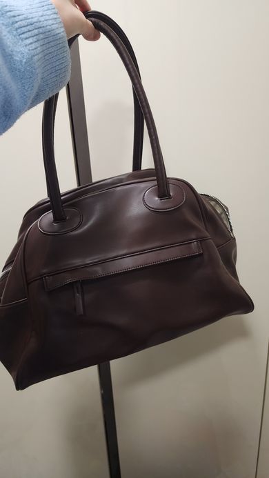 MUSINSA公式 | CHRISTINE PROJECT TWO ZIPPER BAG ORIGINAL(CACAO)