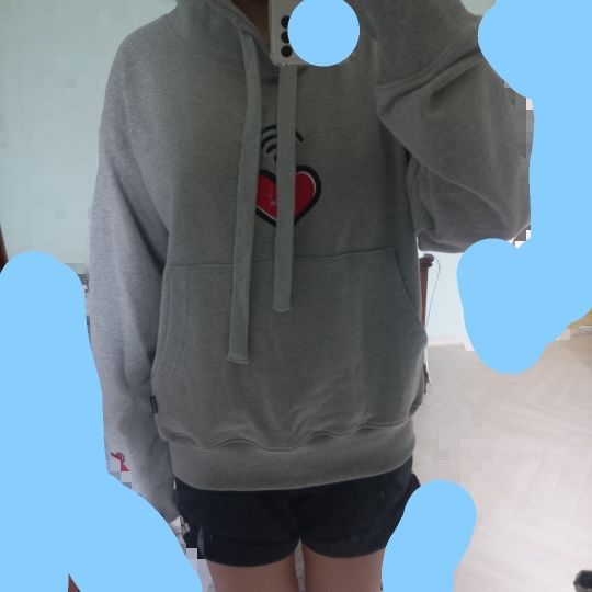 WANGGWAN☆Stray Kids着用☆Heart Wi-Fi Overfit Hood WANGGWAN☆Stray Kids着用☆Heart Wi-Fi Overfit Hood (パーカー