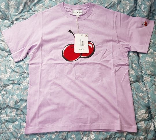 MUSINSA公式 | KIRSH ビッグチェリーTシャツ[バイオレット]W