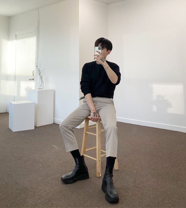 ベルト [DRAW FIT] OBLIQUE MINIMAL LEATHER BELT MUSINSA | DRAW FIT Oblique Minimal Leather Belt [BLACK]