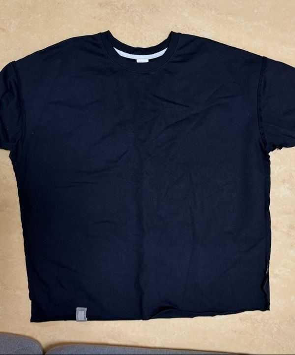 MUSINSA | A NOTHING VINTAGE P. DYEING CUT-OUT BOX 1/2 TEE