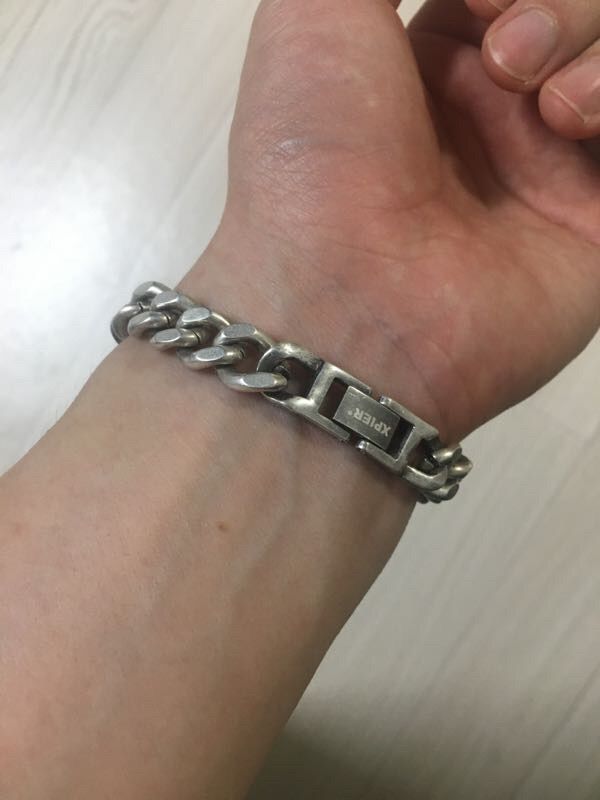 [XPIER] 韓国☆Siver925 burnish Surgicalsteel ブレスレット XPIER] 韓国☆Siver925 burnish Surgicalsteel ブレスレット