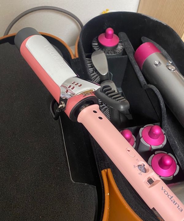 MUSINSA | VODANA Glamwave Bongo Curling Iron 40mm Pink