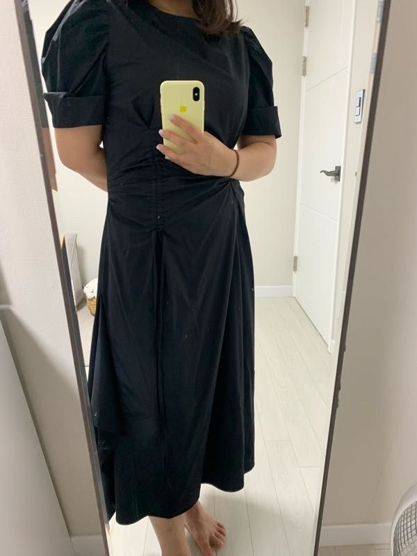 ワンピース ETMON Pintuck String Dress, Black MUSINSA公式 | ETMON Pintuck String Dress, Black