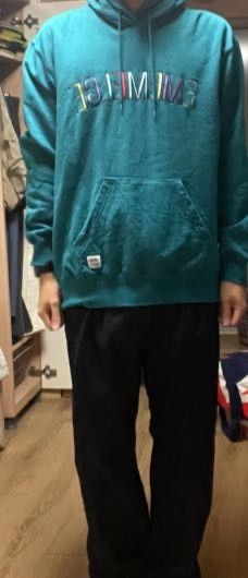 さらに100円引き◆87MM◆MMLG◆EMEMELGE EMB. HOOD MUSINSA | MMLG [Mmlg] EMEMELGE EMB. HOOD (TEAL BLUE)