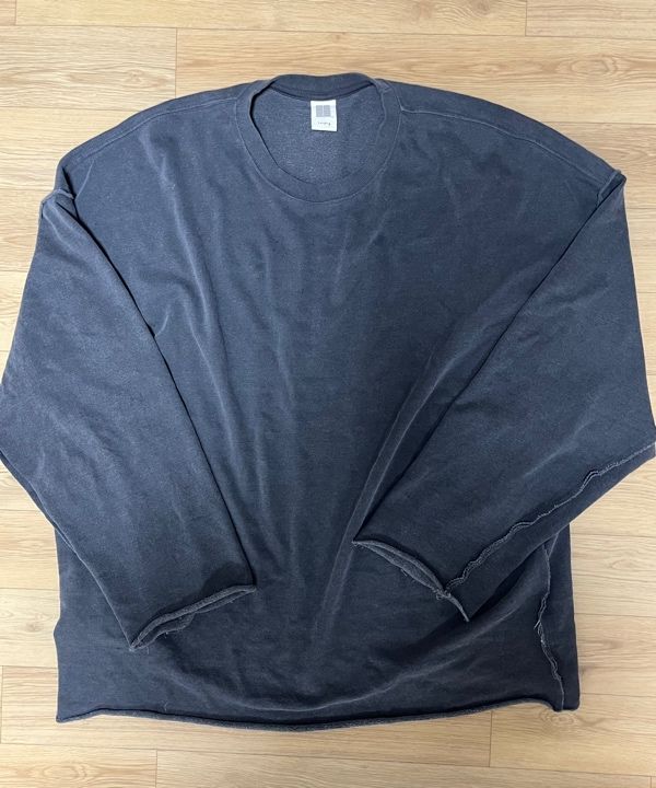 ★【A NOTHING】★VINTAGE P. DYEING CUT-OUT BOX 1/2 TE.E★ VINTAGE P. DYEING CUT-OUT 1/2 BOX TEE (Black) - A NOTHING
