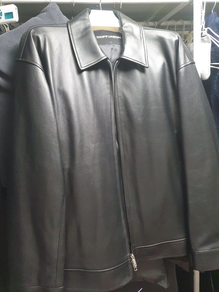 MUSINSA公式 | DOFFJASON オーバーフィットラムスキンシングルジャケット