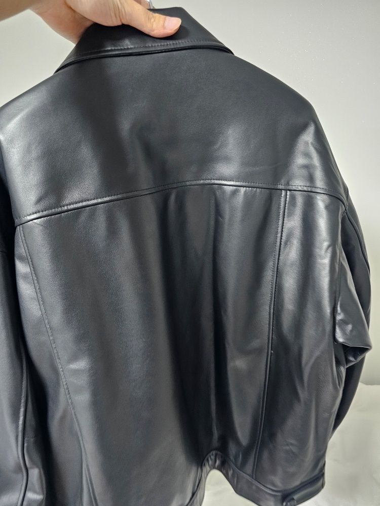 MUSINSA公式 | DOFFJASON オーバーフィットラムスキンシングルジャケット