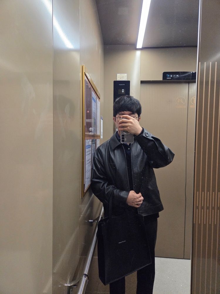 MUSINSA | DOFFJASON OVERSIZED LAMBSKIN SINGLE BREASTED JACKET