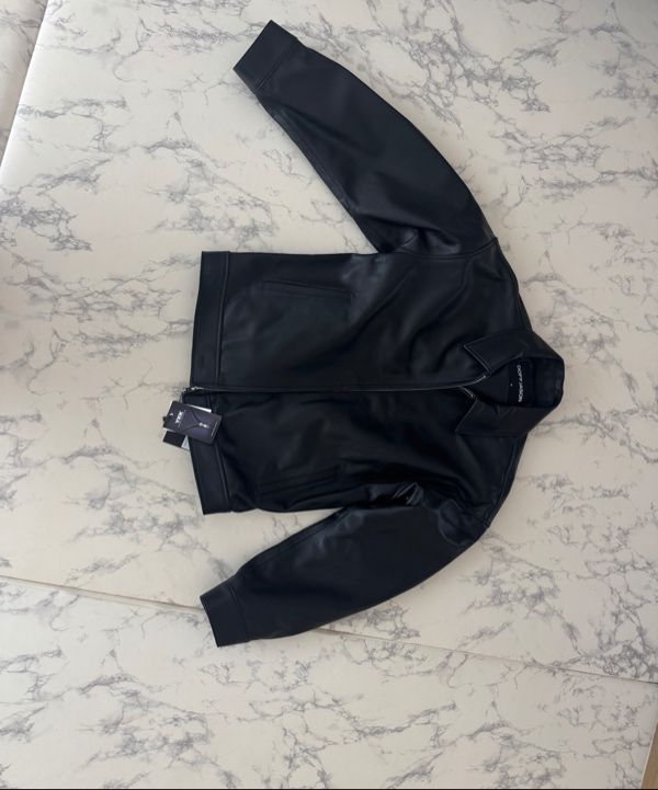 MUSINSA | DOFFJASON OVERSIZED LAMBSKIN SINGLE BREASTED JACKET