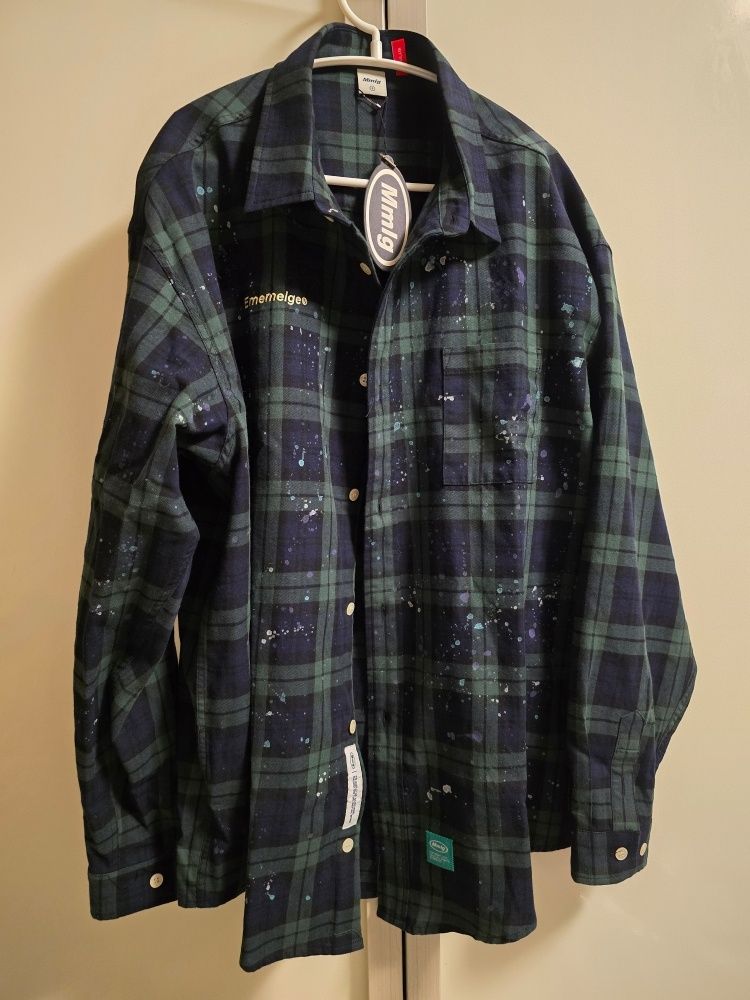 MUSINSA | MMLG [Mmlg] FRONT S/P CHECK SHIRT (GREEN)