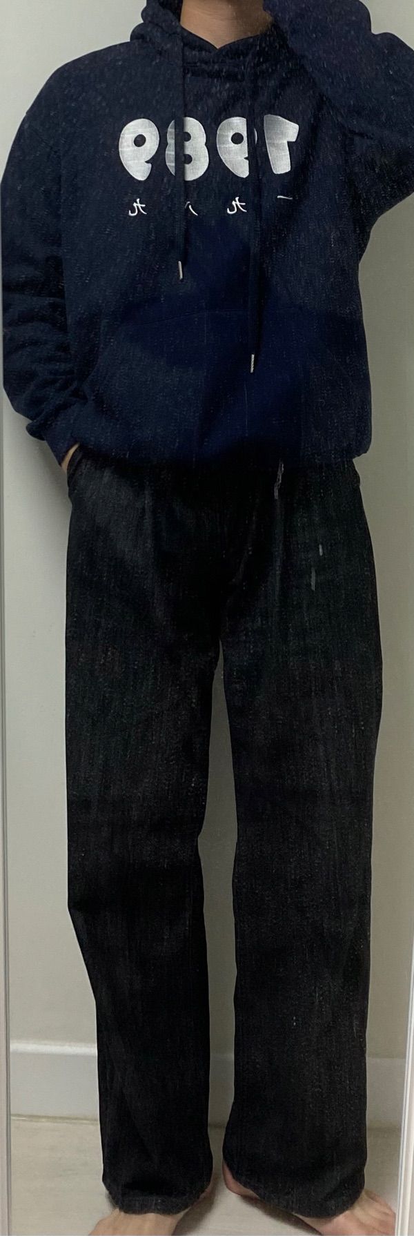 │CONICHIWA bonjour│ 1989 Hood Navy CB20A1HNY MUSINSA | CONICHIWA BONJOUR 1989 Hood (Navy)