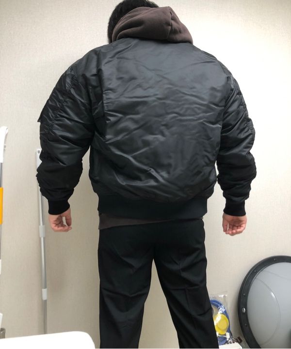 MUSINSA公式 | MUSINSA STANDARD OVERSIZED MA-1 BOMBER JACKET_BLACK