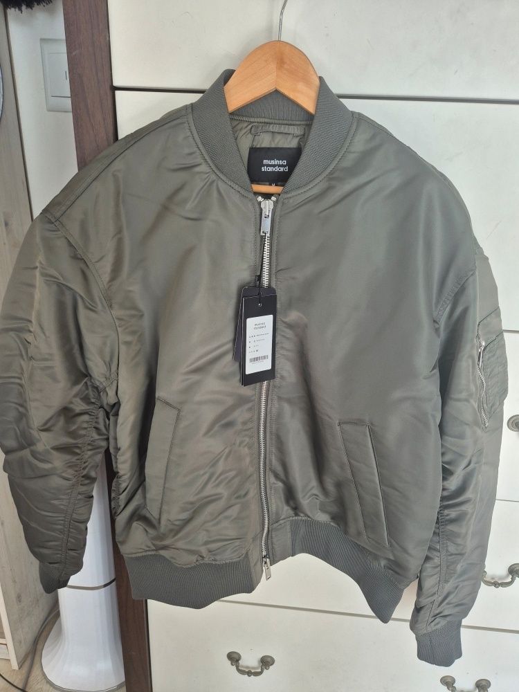 MUSINSA公式 | MUSINSA STANDARD 特大MA-1ボンバージャケット【カーキ】