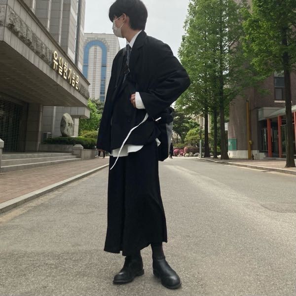 アウターその他 AVANDRESS Lemaire 4-button double over blazer MUSINSA | AVANDRESS Lemaire 4 Button Double Over Blazer Black