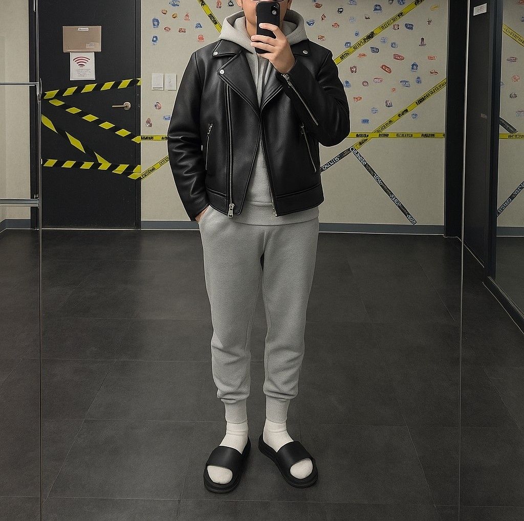 MUSINSA公式 | MUSINSA STANDARD LAMBSKIN BASIC MOTORCYCLE