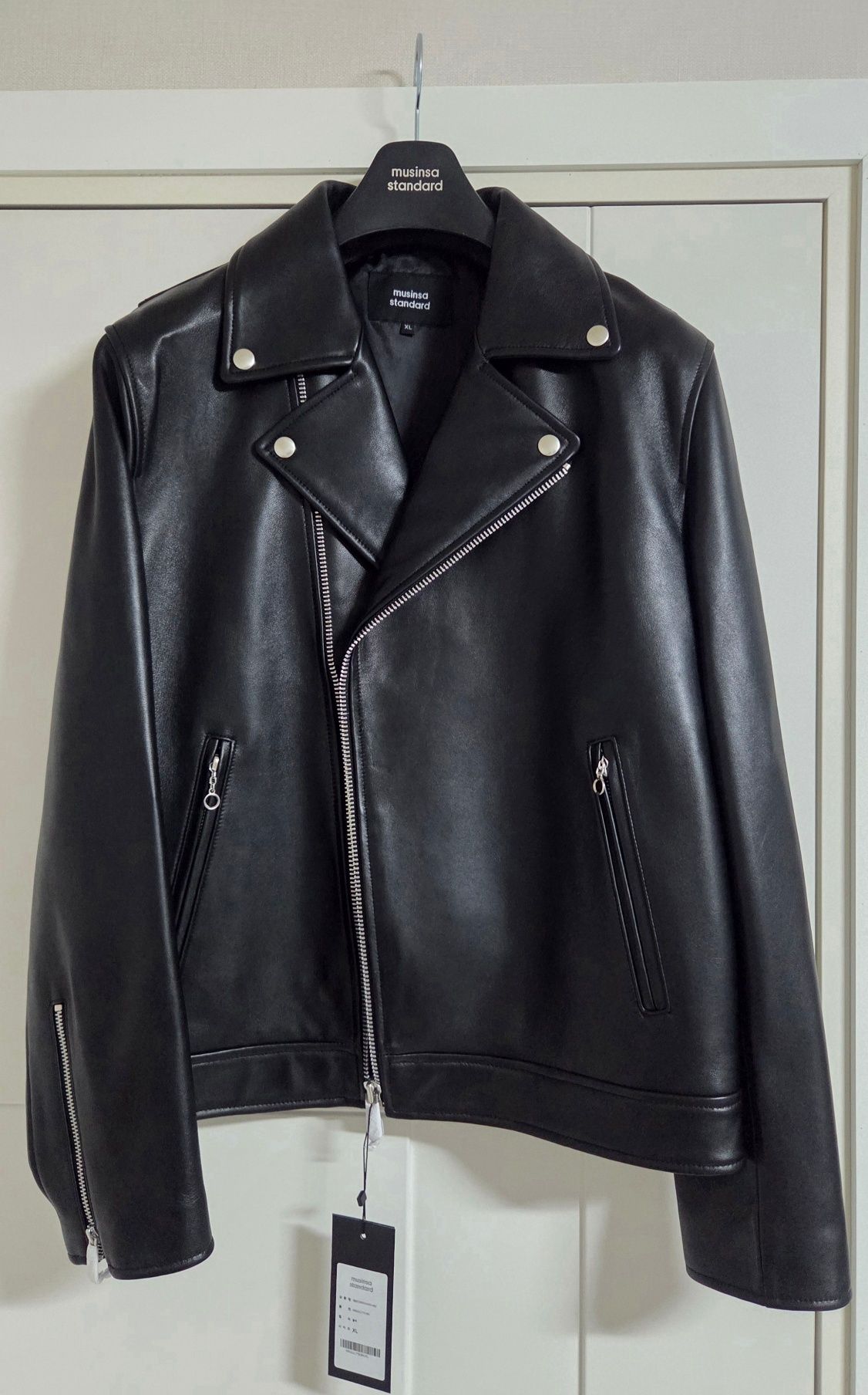 ジャケット・アウター MUSINSA STANDARD LAMBSKIN MOTORCYCLE MUSINSA公式 | MUSINSA STANDARD LAMBSKIN SINGLE MOTORCYCLE