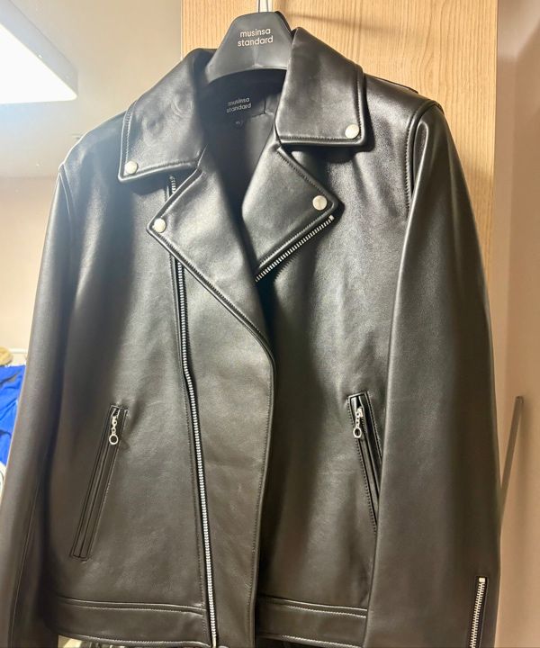 ジャケット・アウター MUSINSA STANDARD LAMBSKIN MOTORCYCLE MUSINSA公式 | MUSINSA STANDARD LAMBSKIN BASIC MOTORCYCLE