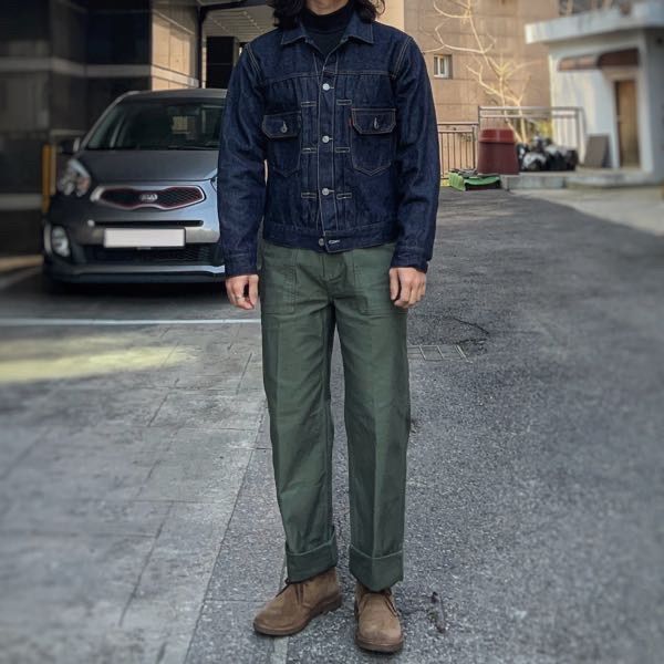 MUSINSA | MUSINSA STANDARD REPLICA FATIGUE PANTS [BLACK]