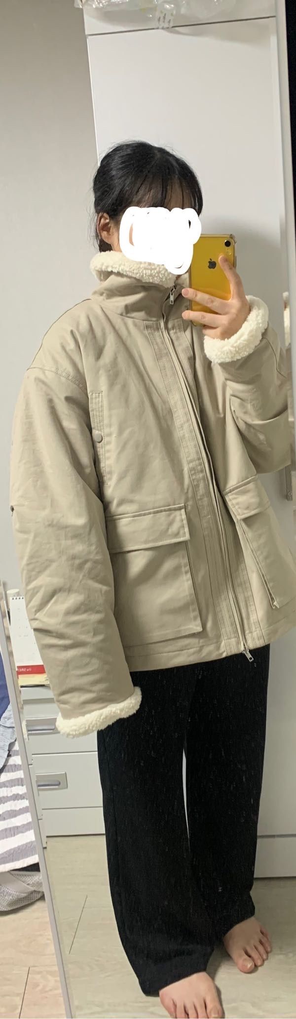 MUSINSA | PARTIMENTO 3M Thinsulate Boa Fleece Mouton Jacket